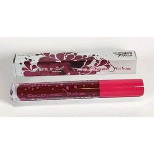 Coloured Raine Matte Lip Paint Liquid Lipstick Red Sea Vegan 3.5g New in Box